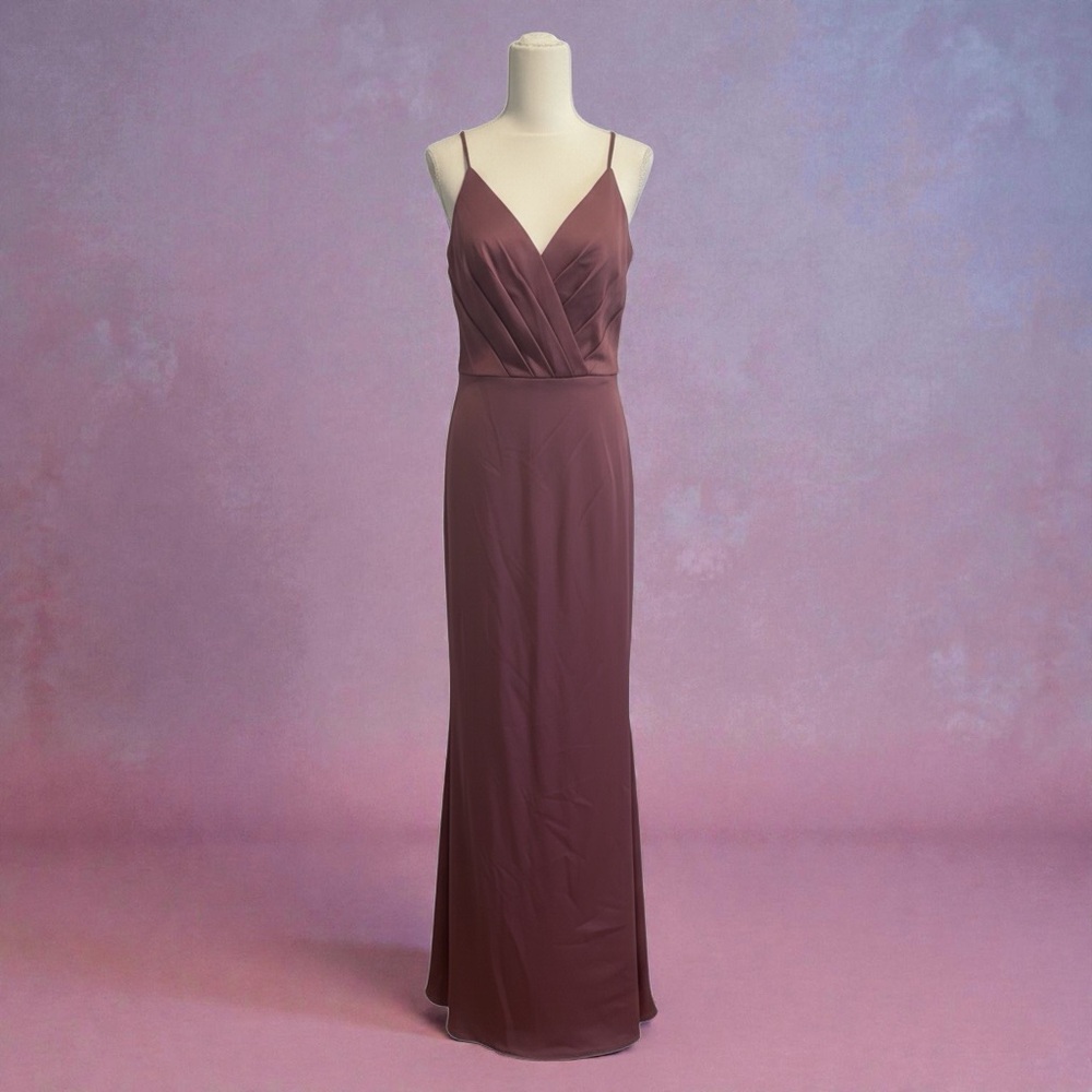 David’s bridal satin gown NWT